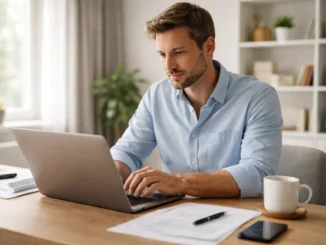 Arbejdsløs mand ansøger om lån penge uden arbejde online hjemme i Danmark