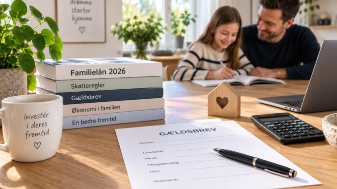 Familielån 2026 – skattefrit lån til børn med gældsbrev